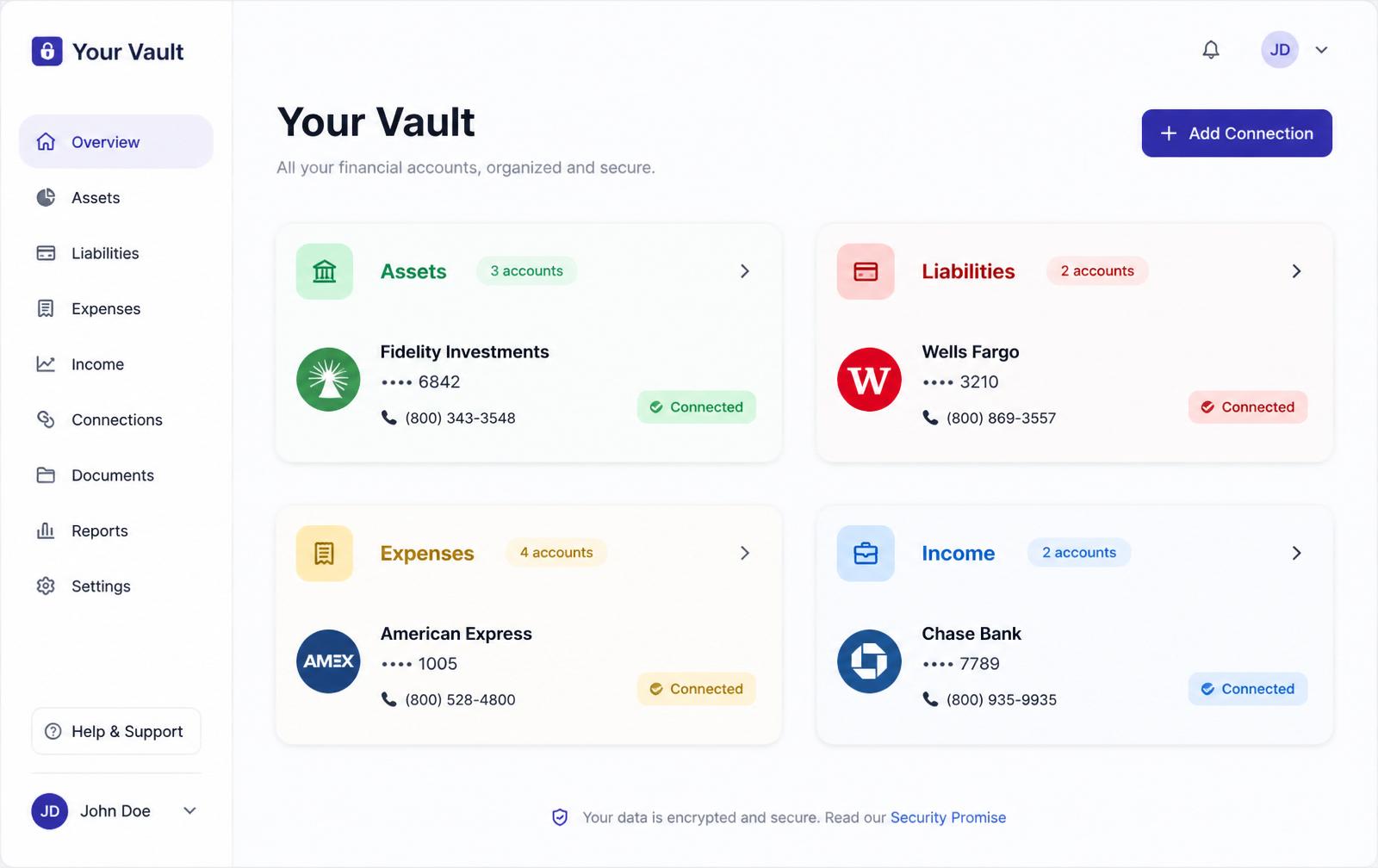 Your Vault — my Legacy Hub